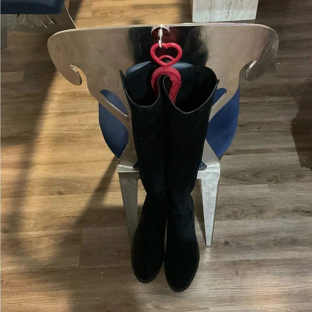 Five Set of Women’s Tall / Over-Knee Boots Organizer Hangers/Clips & Shoes Trees